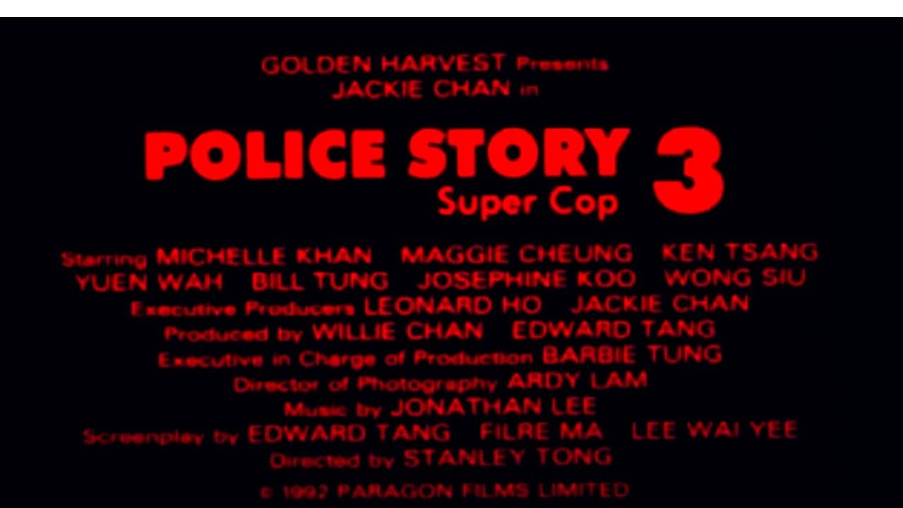 Police Story 3: Super Cop trailer